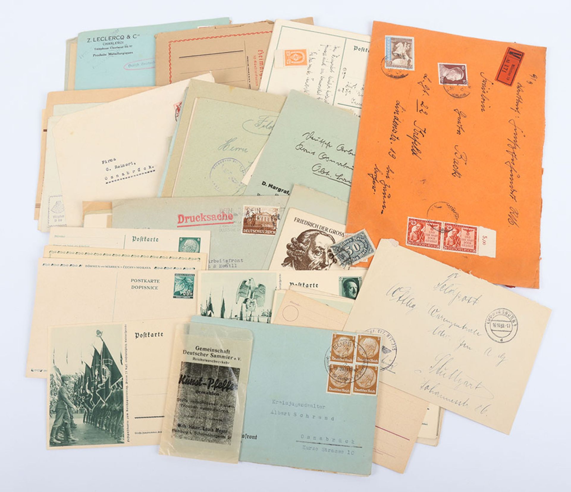 German Third Reich Paperwork/Postal History - Bild 6 aus 6