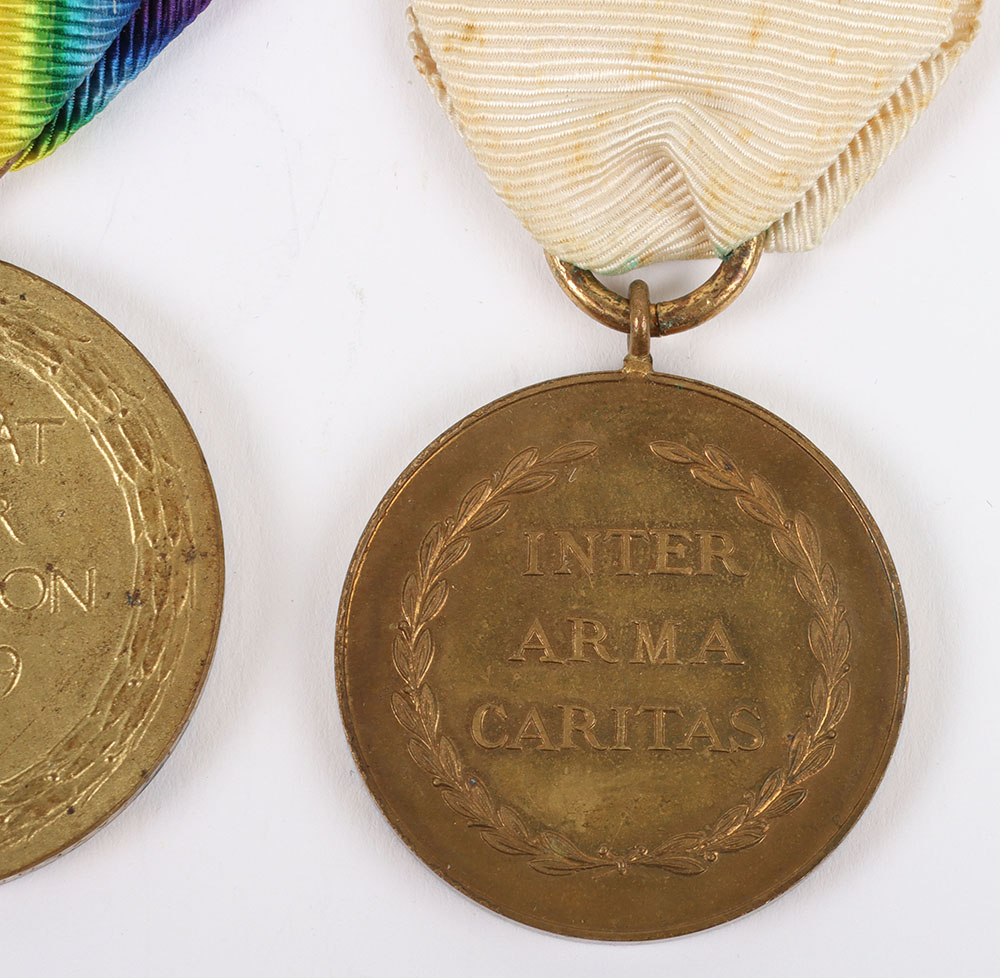 A Great War Group of 3 medals to an Orderly in the British Red Cross and Order of St John - Image 7 of 7