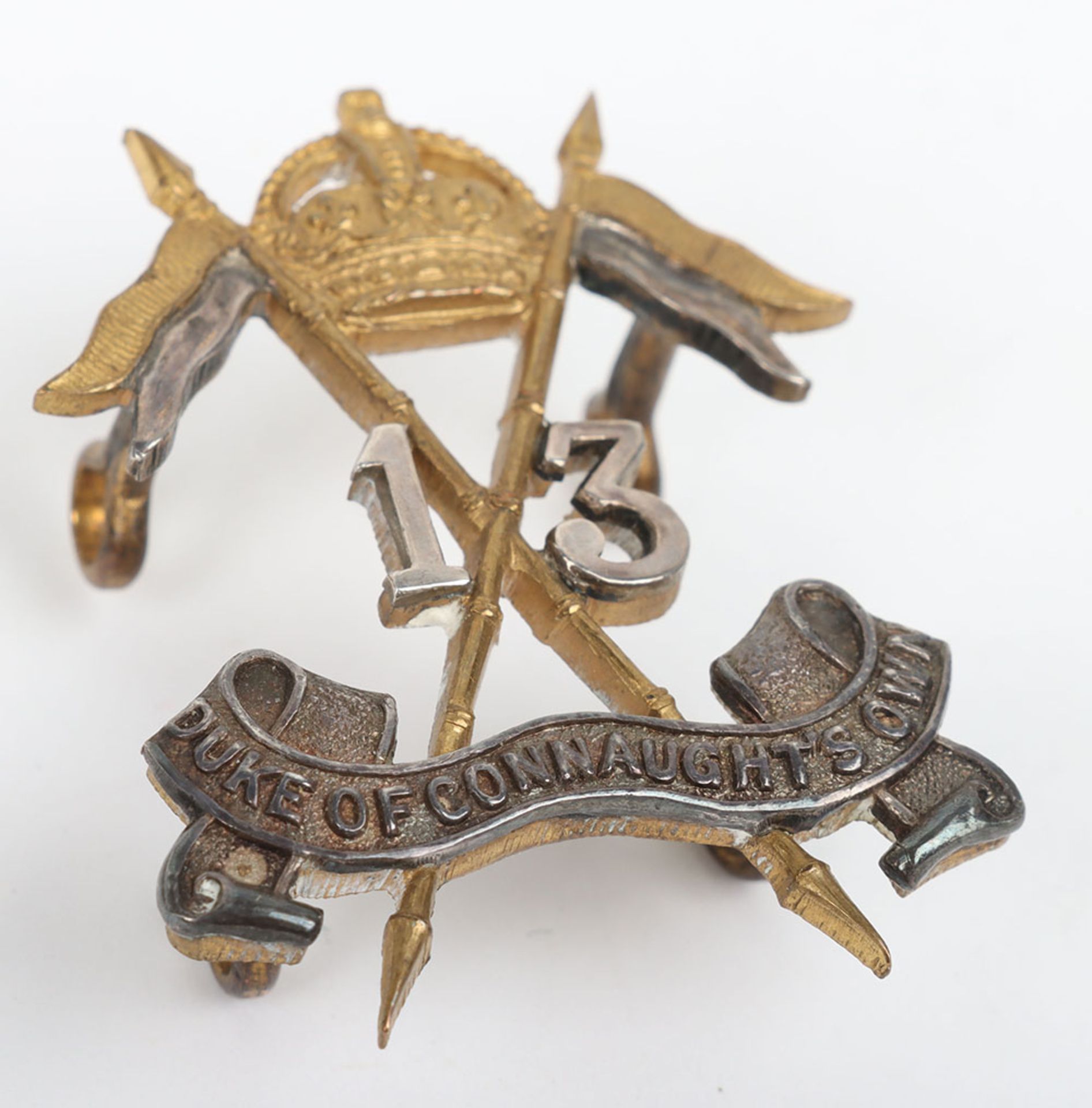 13th Duke of Connaught’s Own Lancers Officers Cap Badge - Bild 2 aus 4