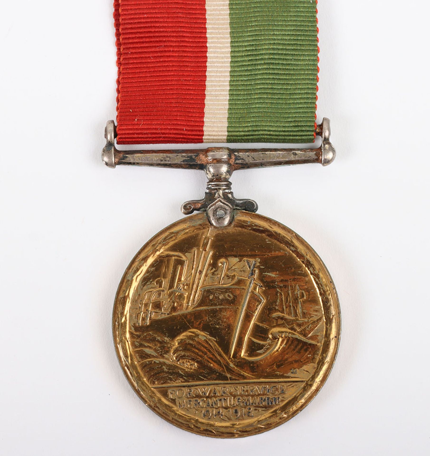 A single Mercantile Marine WW1 War medal - Image 3 of 3