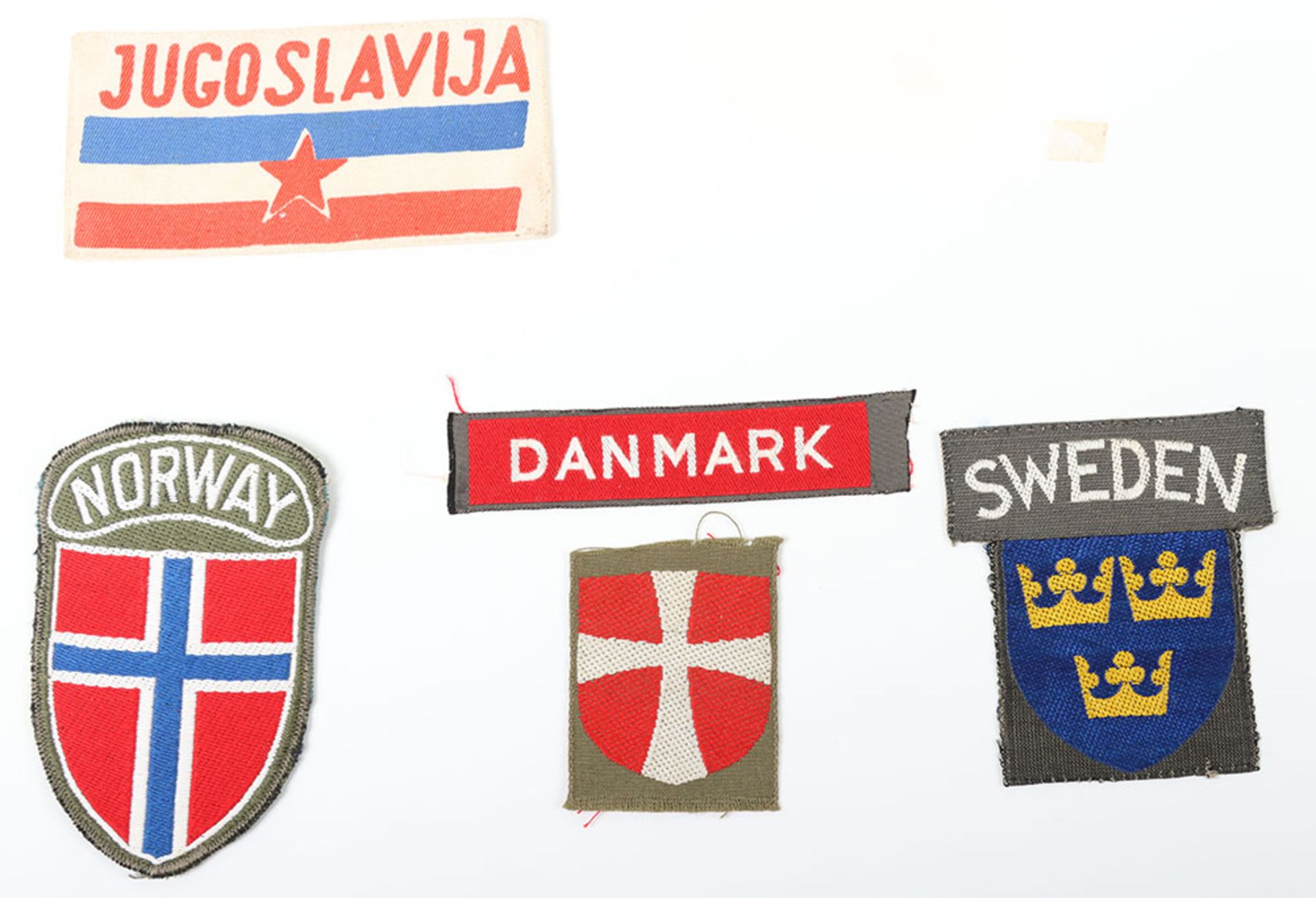 Quantity of various nationalities cloth formation signs and shoulder flashes etc - Bild 3 aus 6