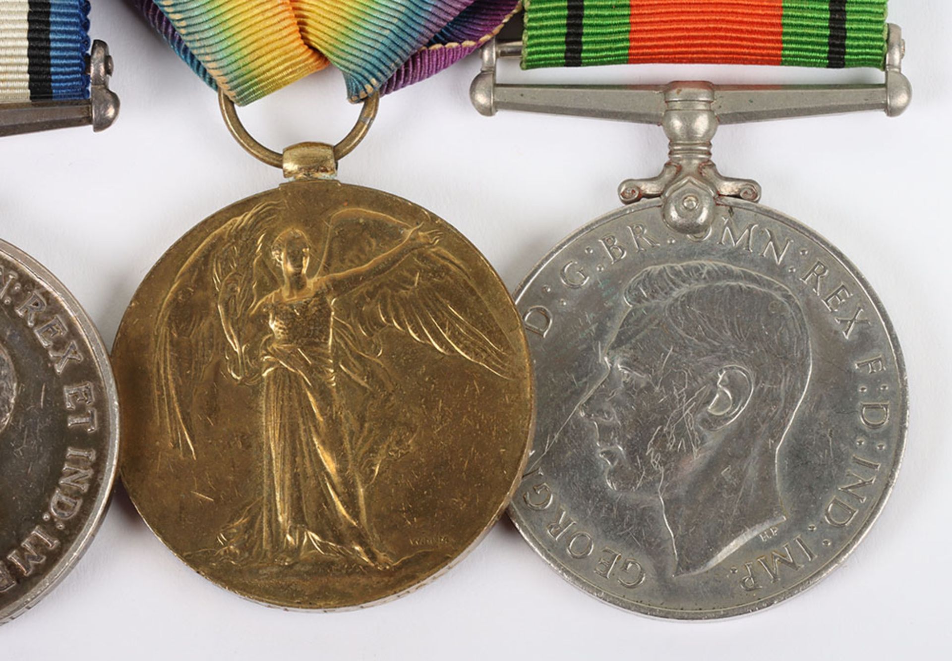 A Group of 4 medals for service in both World Wars to a recipient who was mentioned in despatches du - Bild 3 aus 7