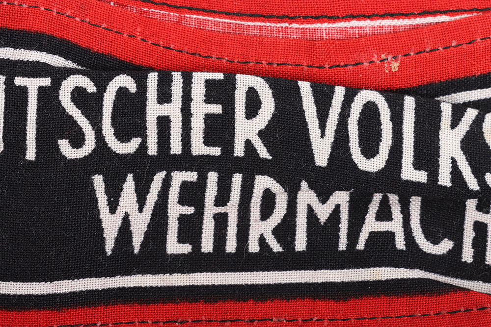 WW2 German Deutscher Volkssturm Wehrmacht Armband - Image 4 of 7