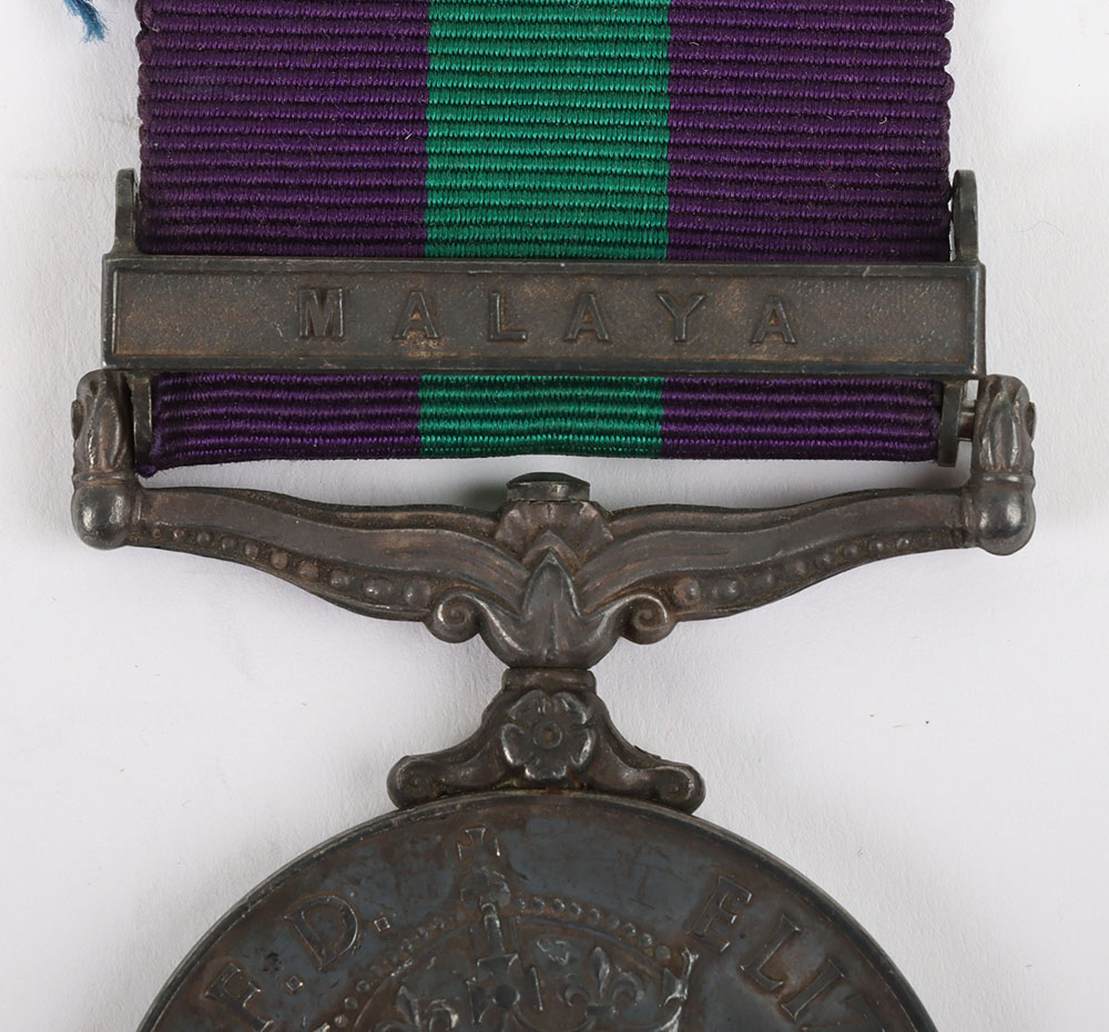 A General Service medal to the East Anglian Regiment for the conflict in Malaya - Image 2 of 4