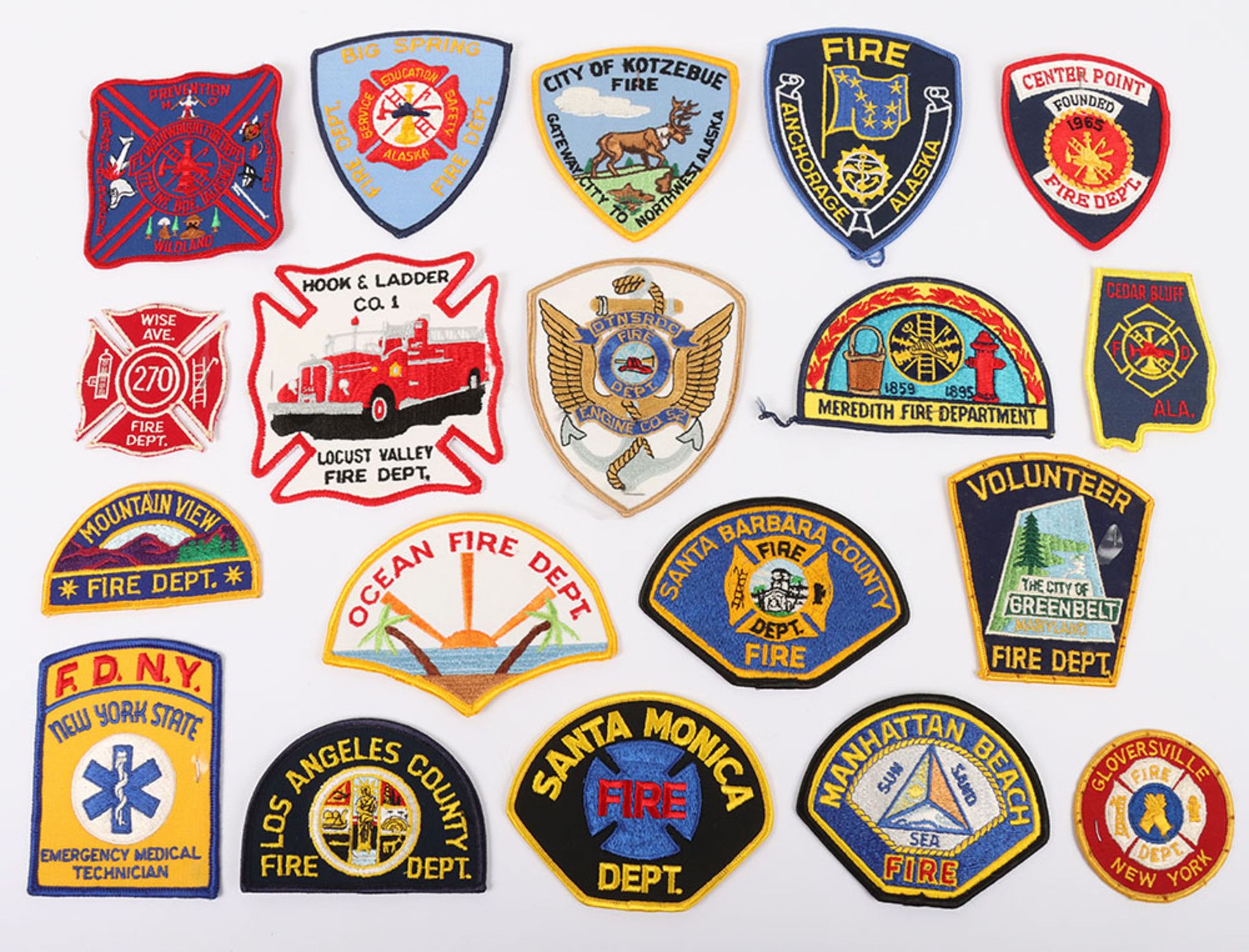 US Fire Brigade Badges