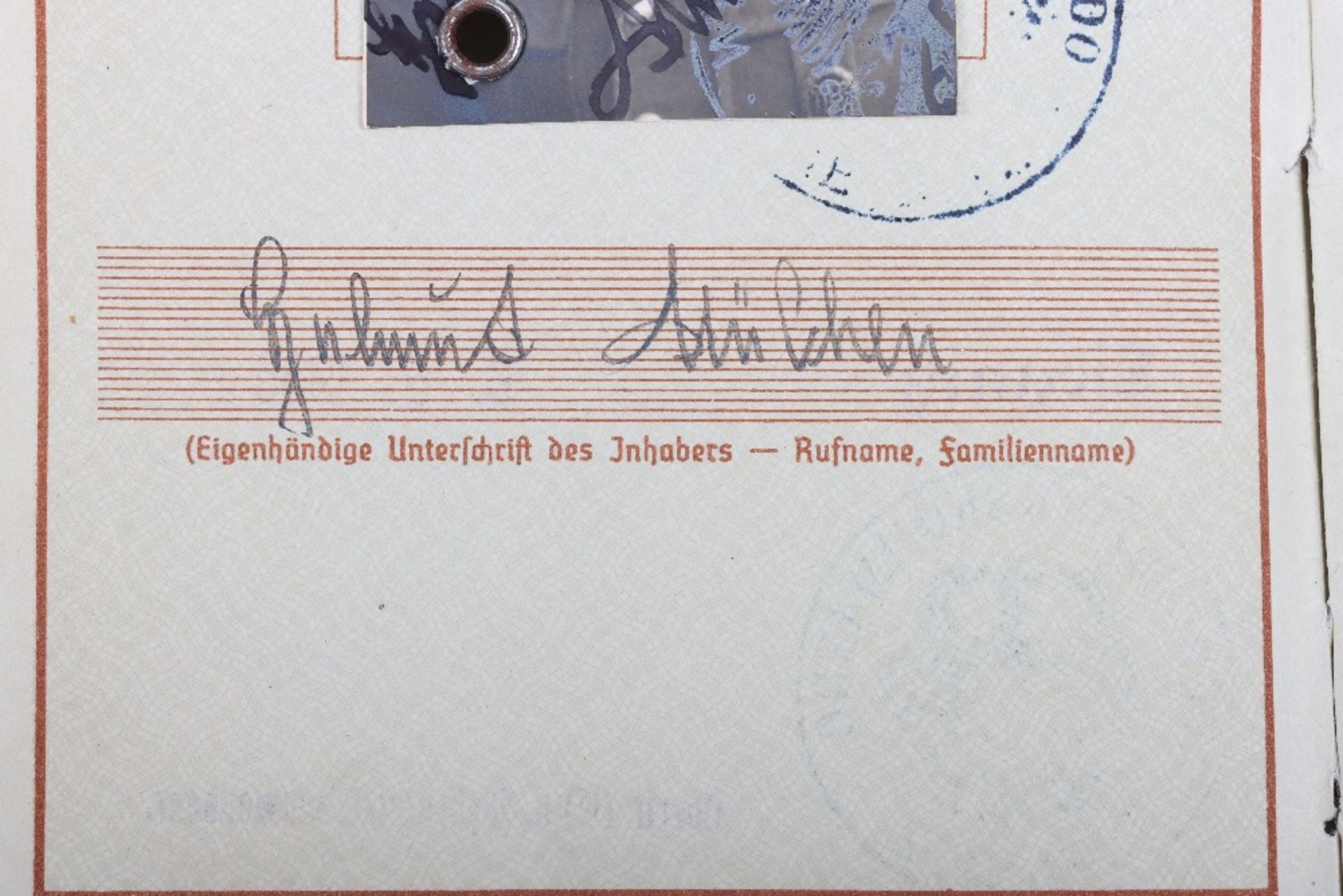 WW2 German Wehrpass to H. Mülchen, Panzer Abwehr. Abteilung 18 - Bild 14 aus 26