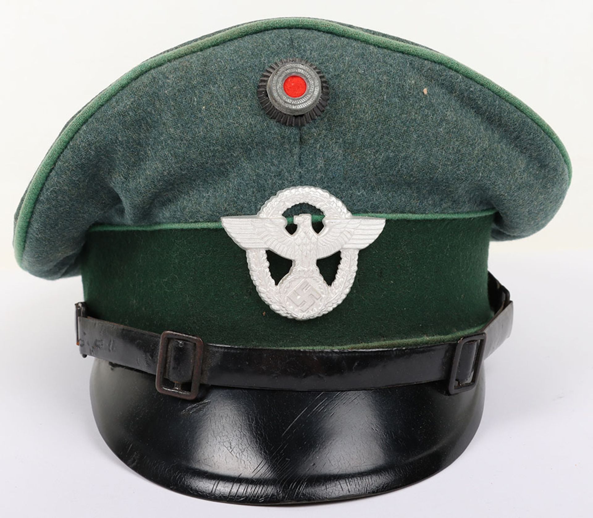 Third Reich Landespolizei Other Ranks / NCO's Peaked Cap - Bild 3 aus 10