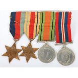 WW2 British Campaign Medal Group