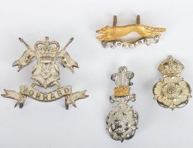 4x Yorkshire Yeomanry Regiment Officers Cap Badges