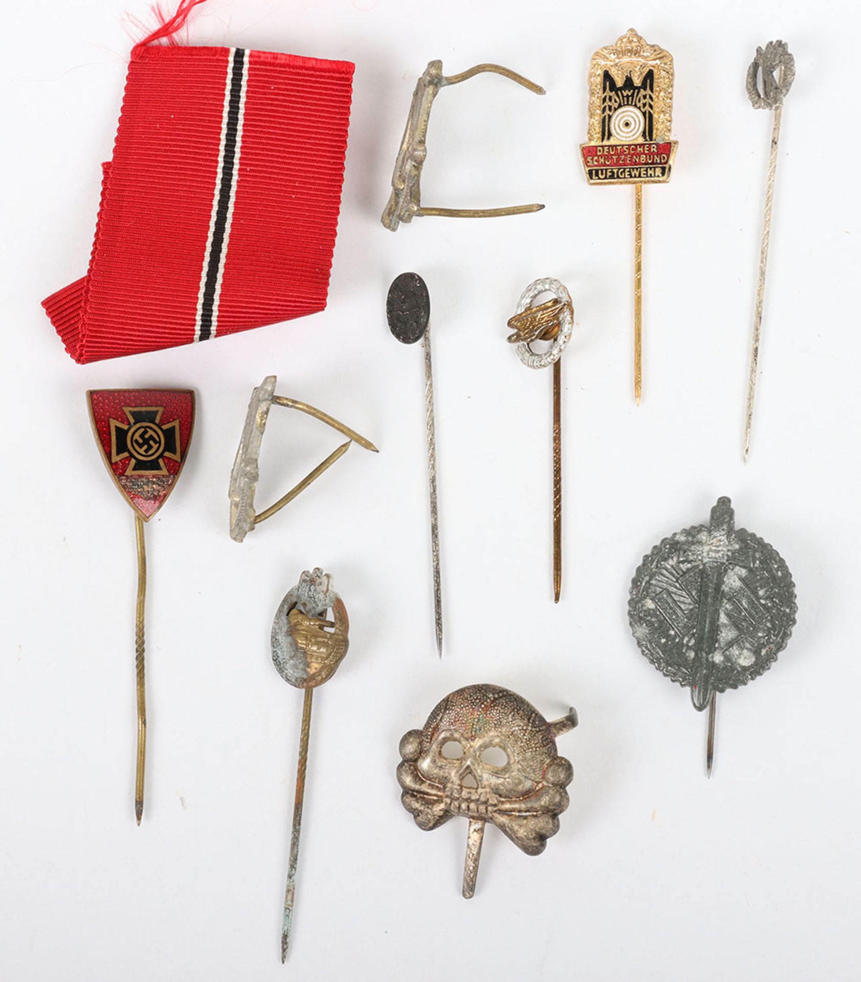 WW2 German Miniature Award Stickpin Badges - Image 2 of 6