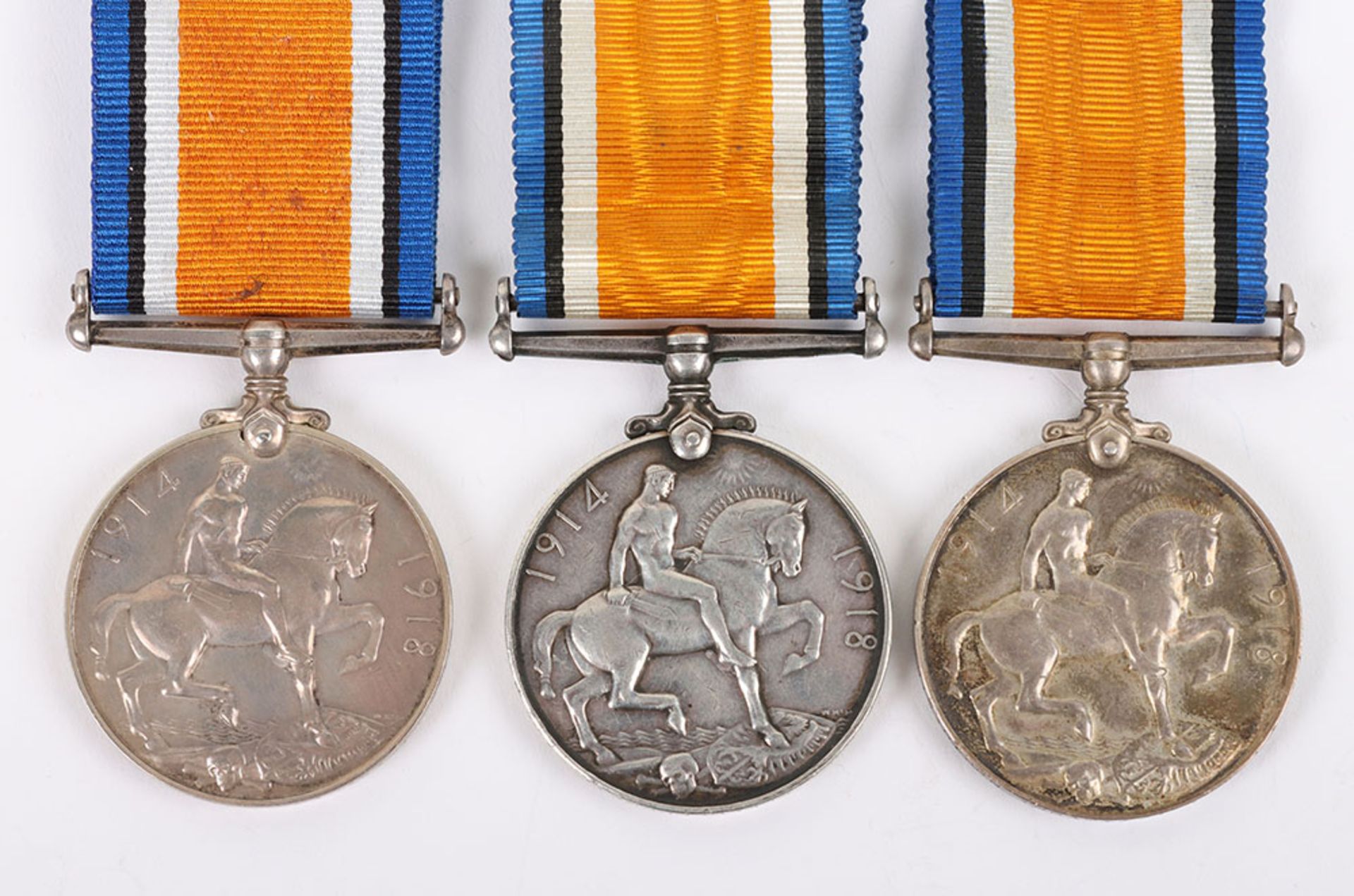 A collection of 3 WW1 British War medals - Bild 3 aus 3