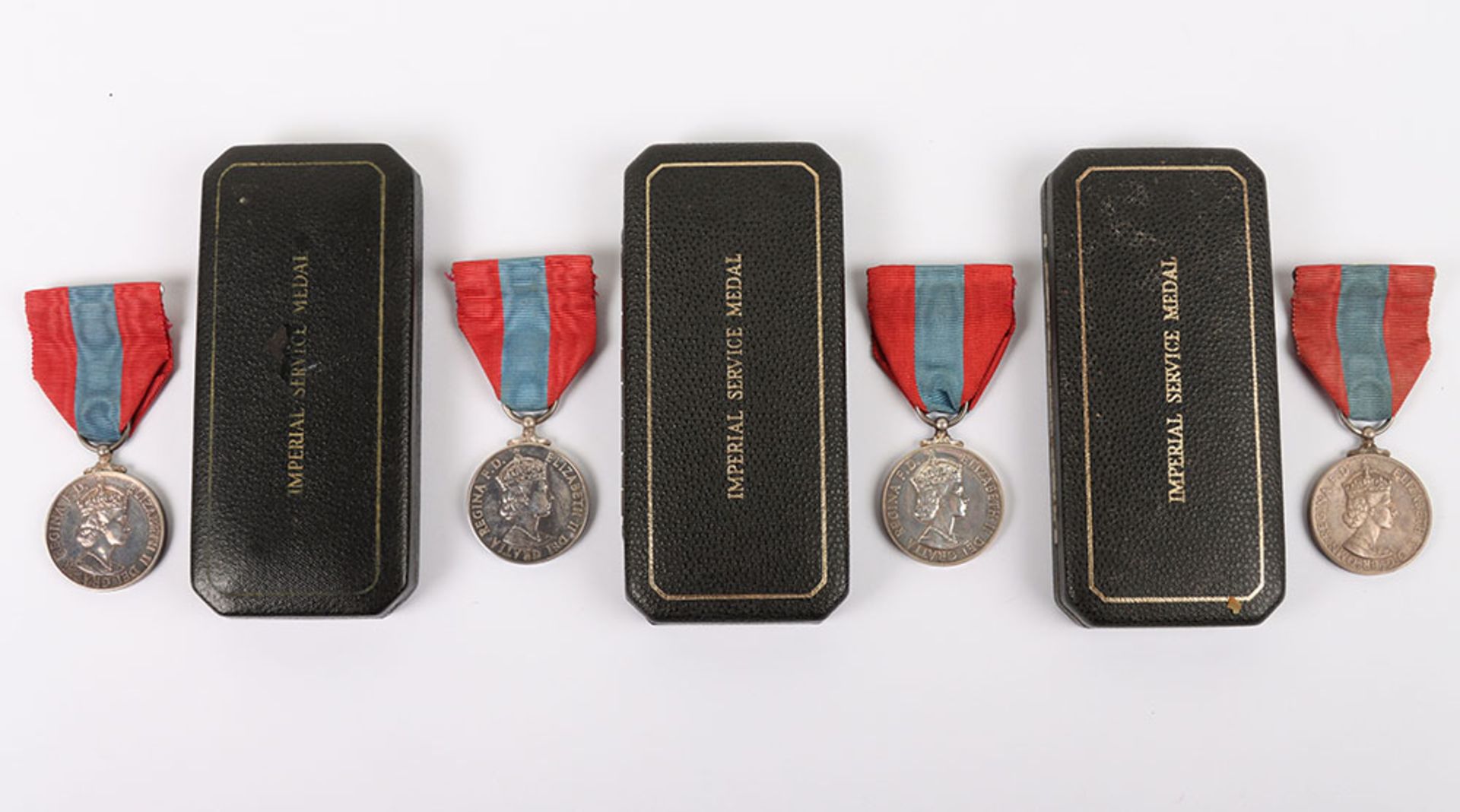 4x Elizabeth II Imperial Service Medals