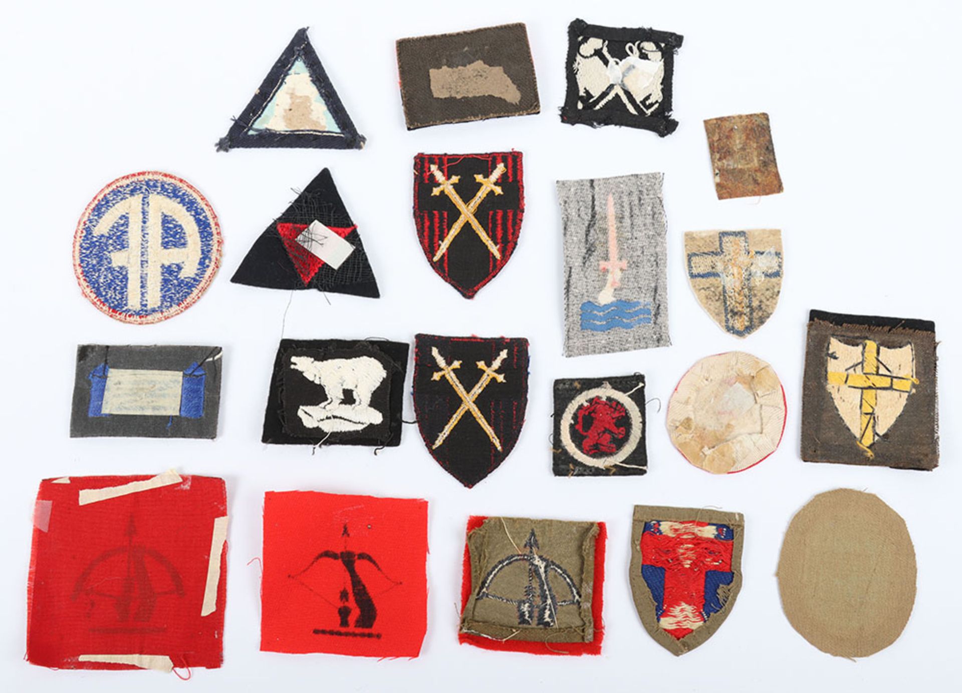 British WW2 & post war cloth formation signs - Bild 2 aus 2