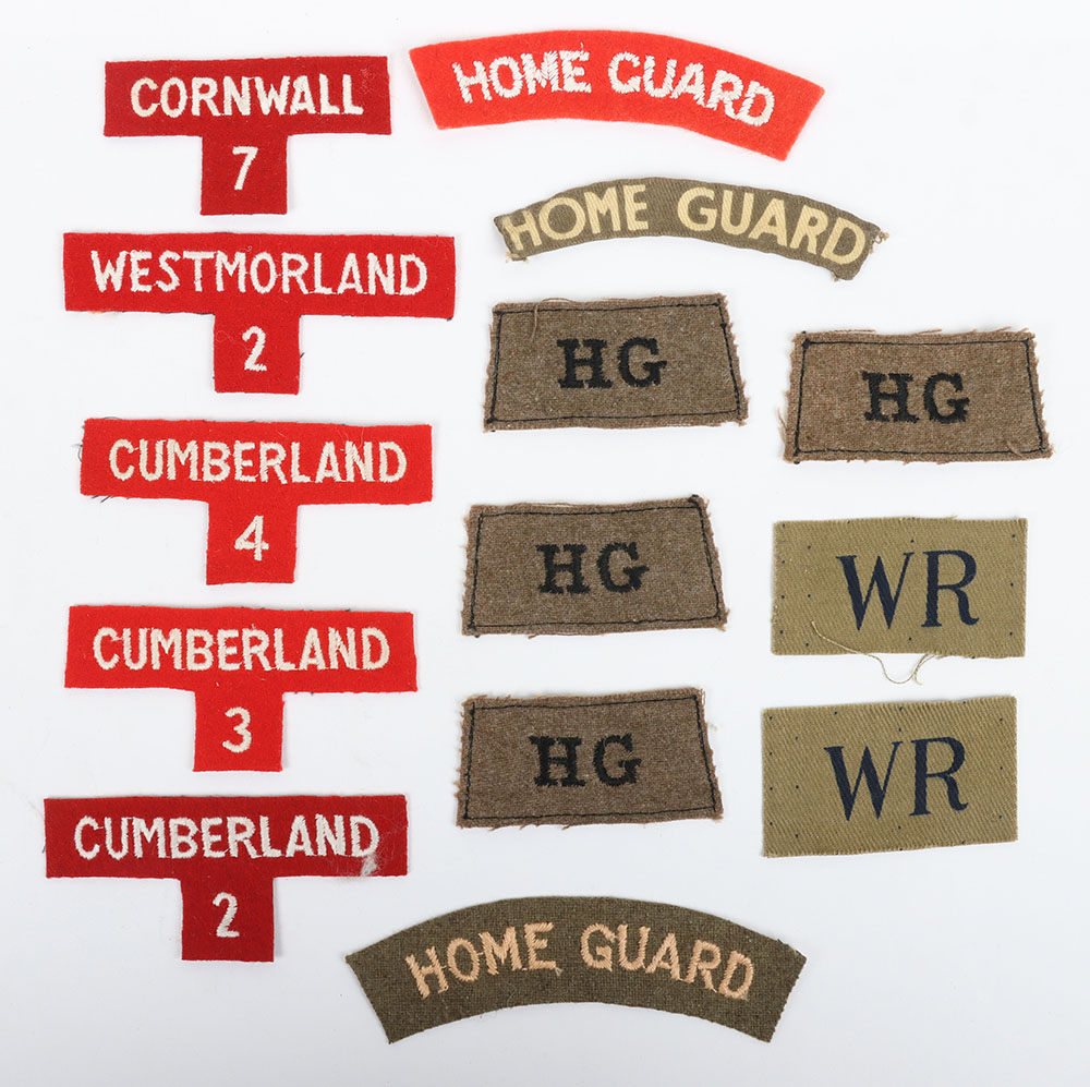 British WW2 and Second Phase Home Guard Cloth Insignia