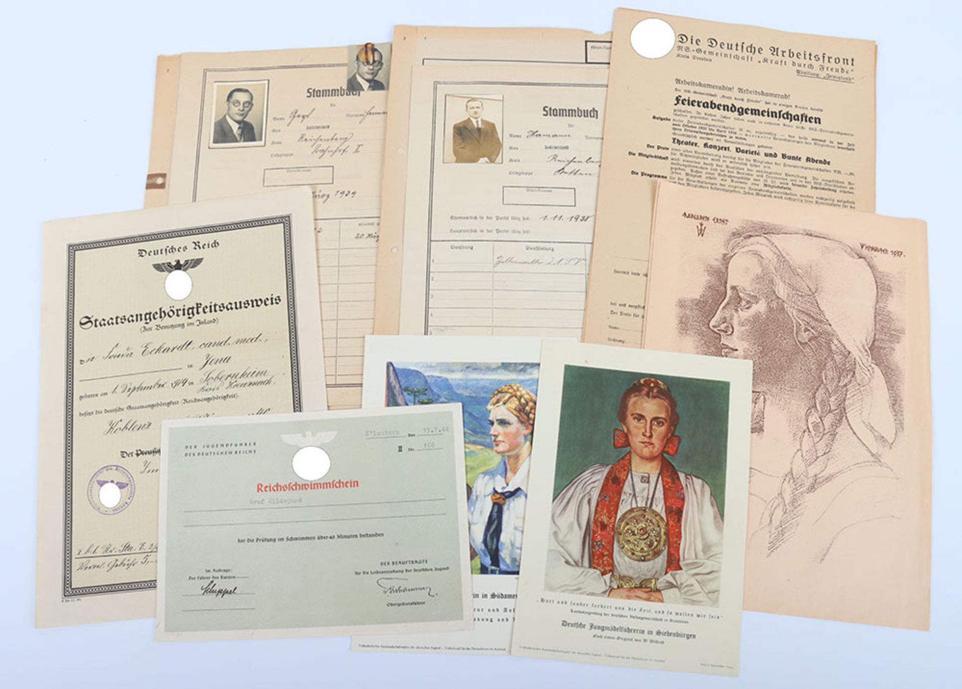 German Third Reich Ephemera