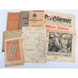 German Third Reich Paperwork