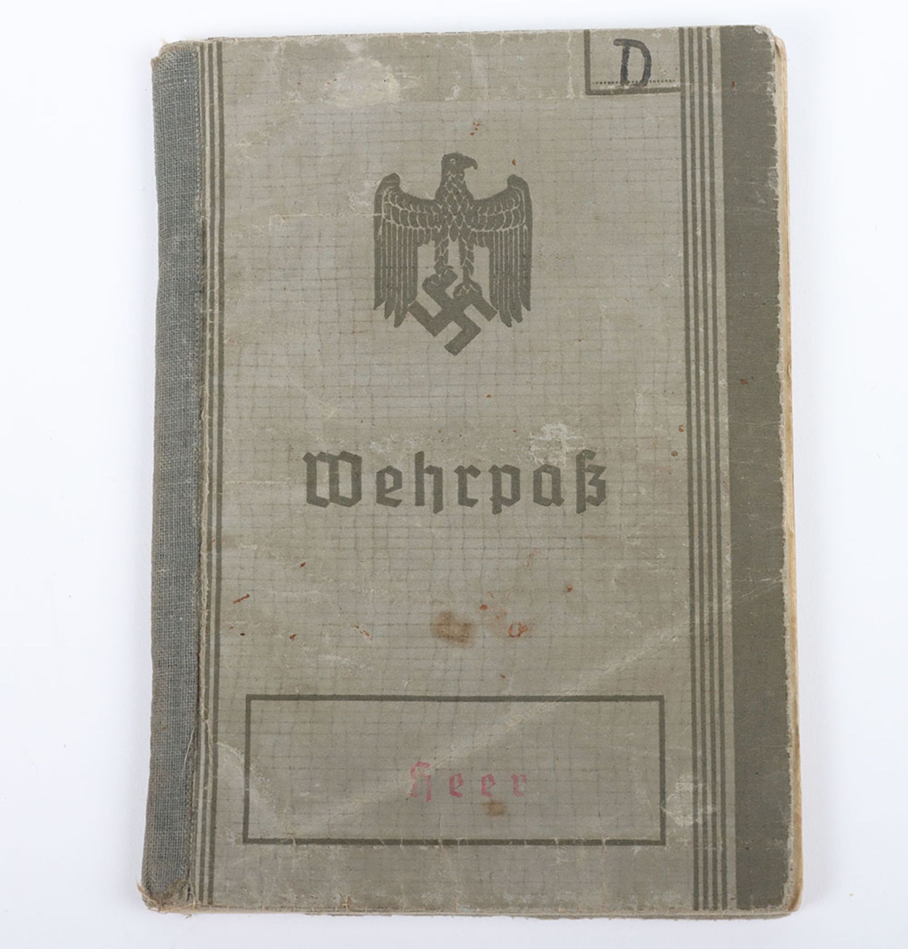 WW2 German Wehrpass - Image 3 of 14