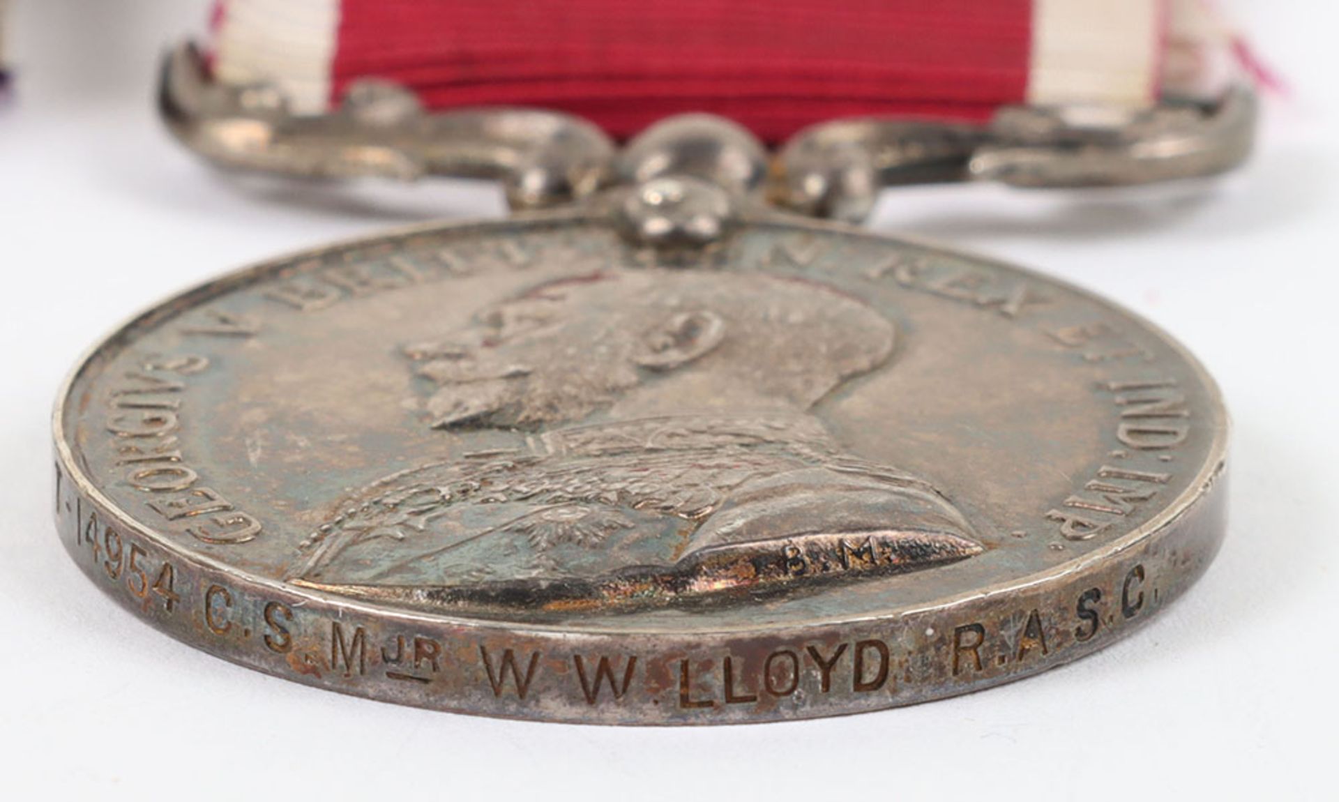 A Great War Long Service medal group of 4 to a Warrant Officer who served 21 years and 79 days in th - Image 5 of 8