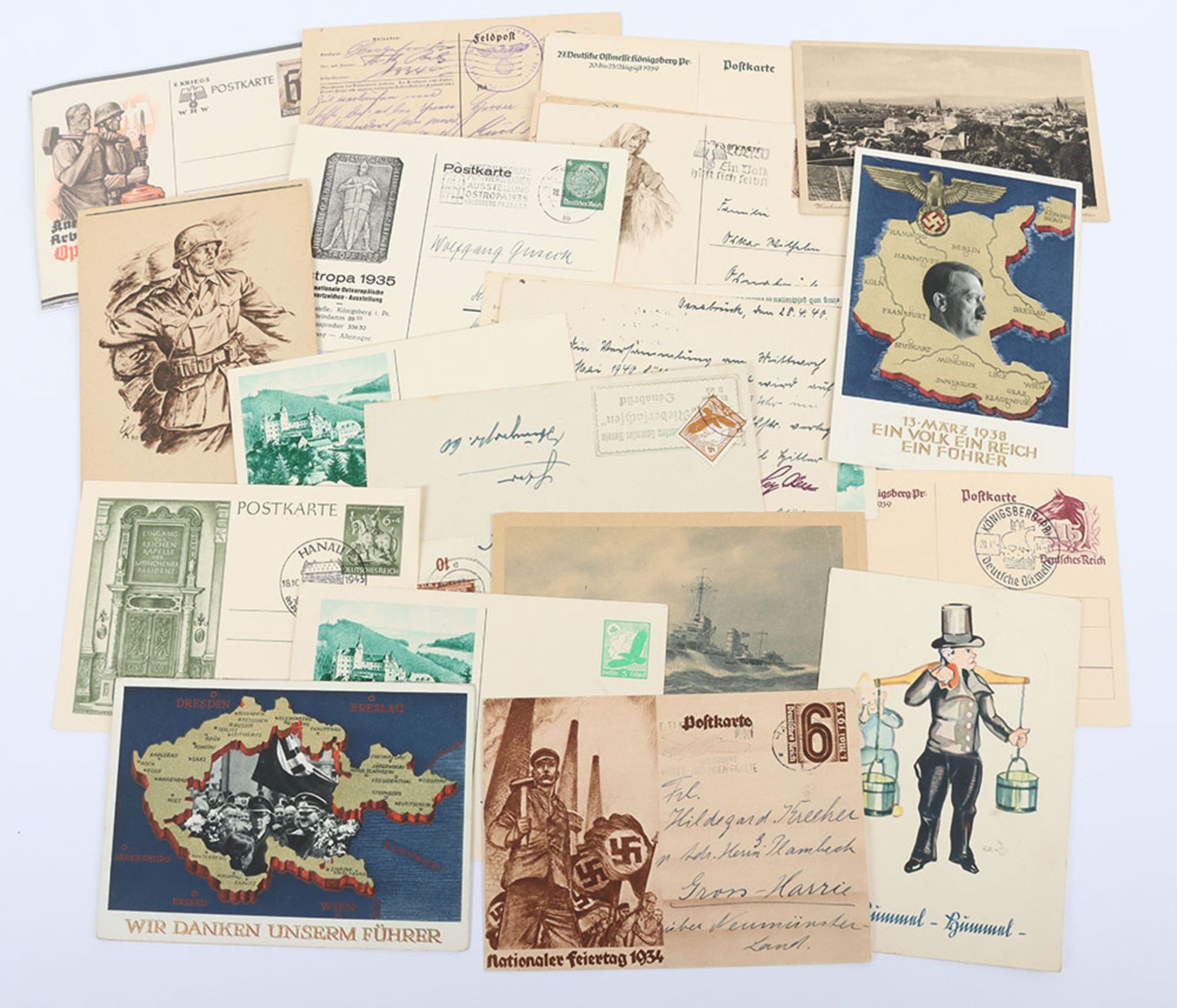 German Third Reich Paperwork/Postal History - Bild 2 aus 6