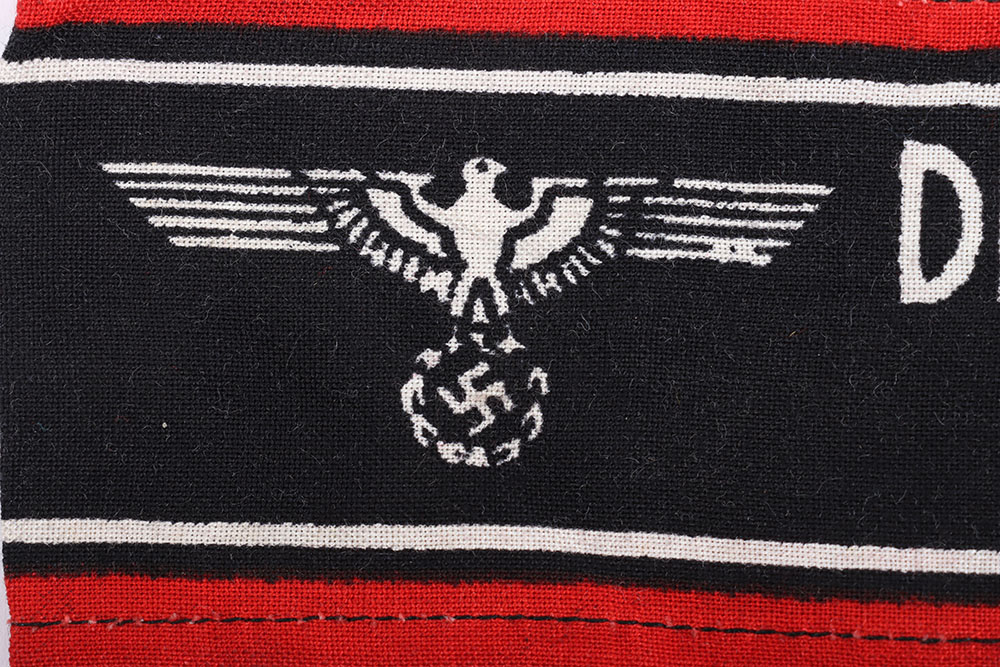 WW2 German Deutscher Volkssturm Wehrmacht Armband - Image 3 of 7