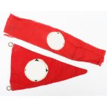 Third Reich NSDAP Bike Pennant