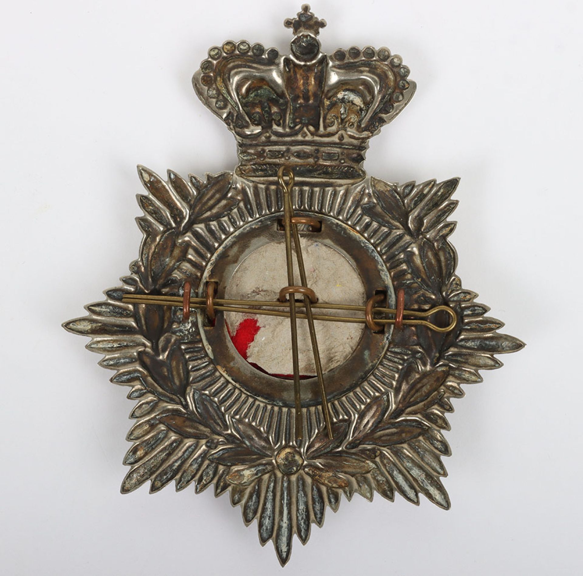 Victorian 1st Volunteer Battalion Royal Lancaster Regiment Other Ranks Helmet Plate - Bild 3 aus 4