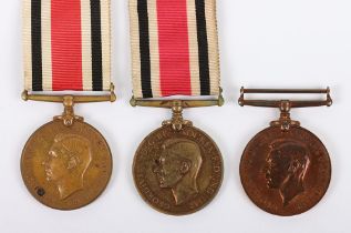 3x George VI Special Constabulary Medals