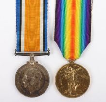 Great War pair of medals to the Leicestershire Regiment