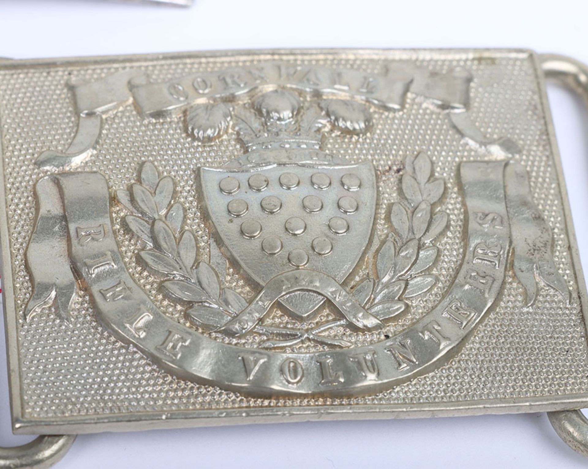 Cornwall Rifle Volunteers Other Ranks Waist Belt Clasp - Image 3 of 6