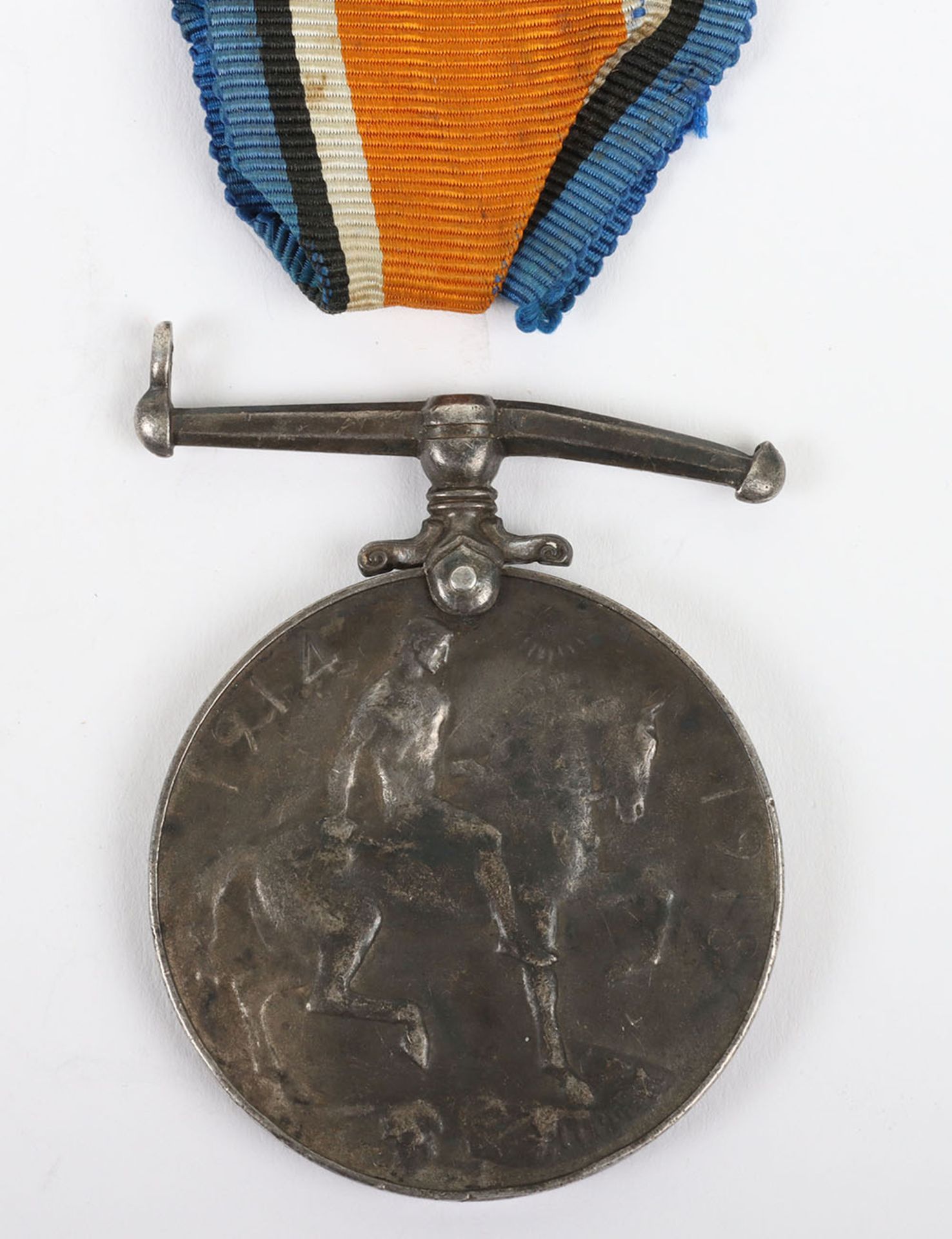 A Great War British War medal to a member of the 15th Battalion Nottinghamshire and Derbyshire Regim - Bild 3 aus 3