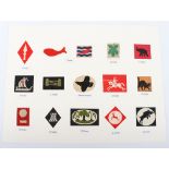 British Corps cloth Formation signs