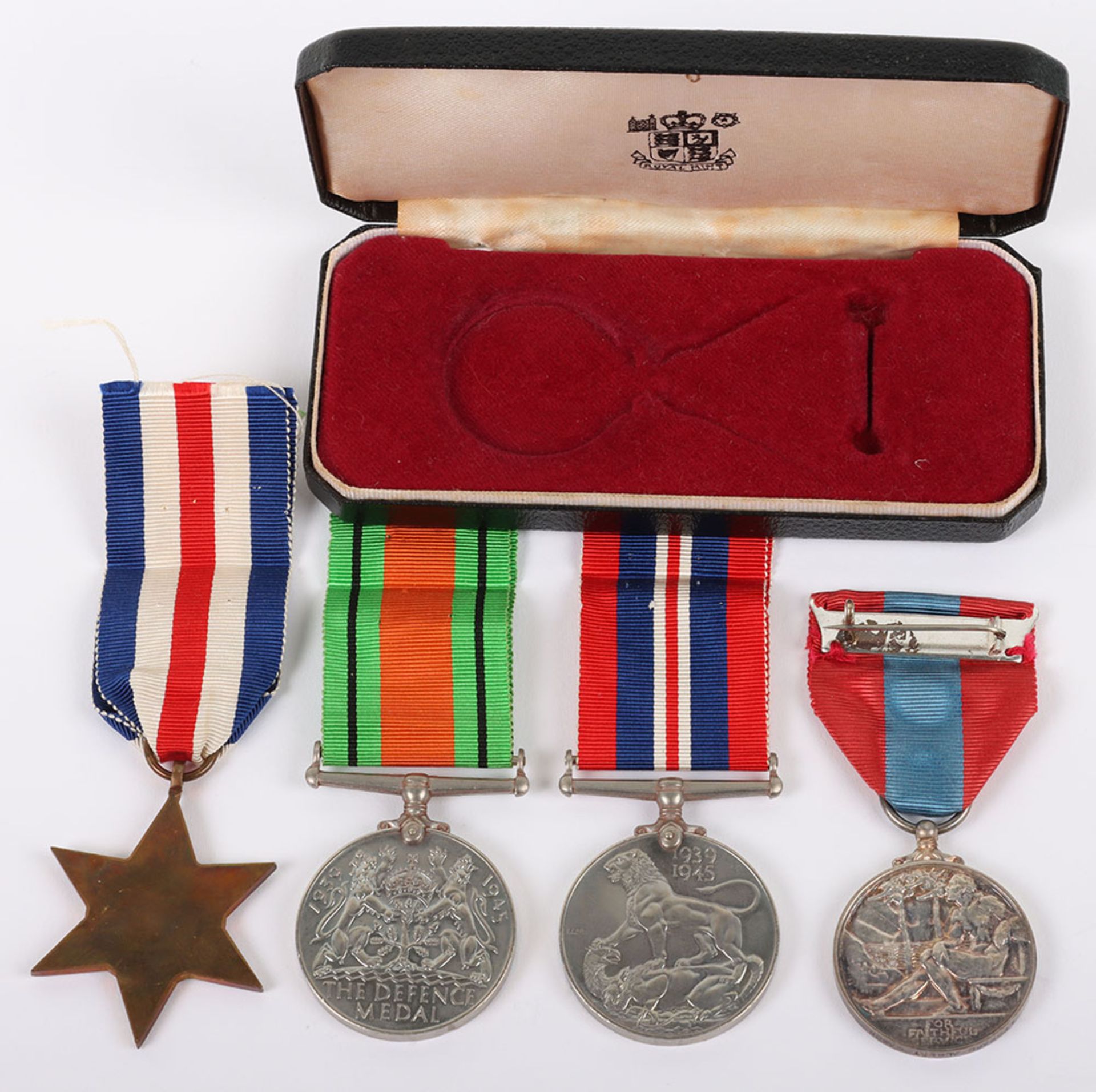 A Second World War and later group of 4 medals to a London Postman - Bild 3 aus 3