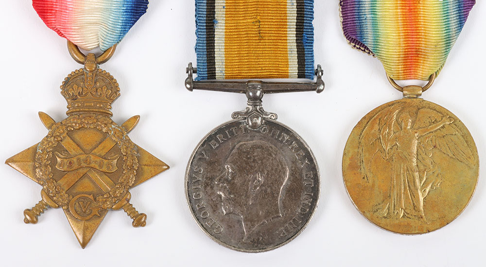 A 1914-15 star medal trio to the Royal Army Medical Corps for service in the 6th London Field Ambula - Image 2 of 5