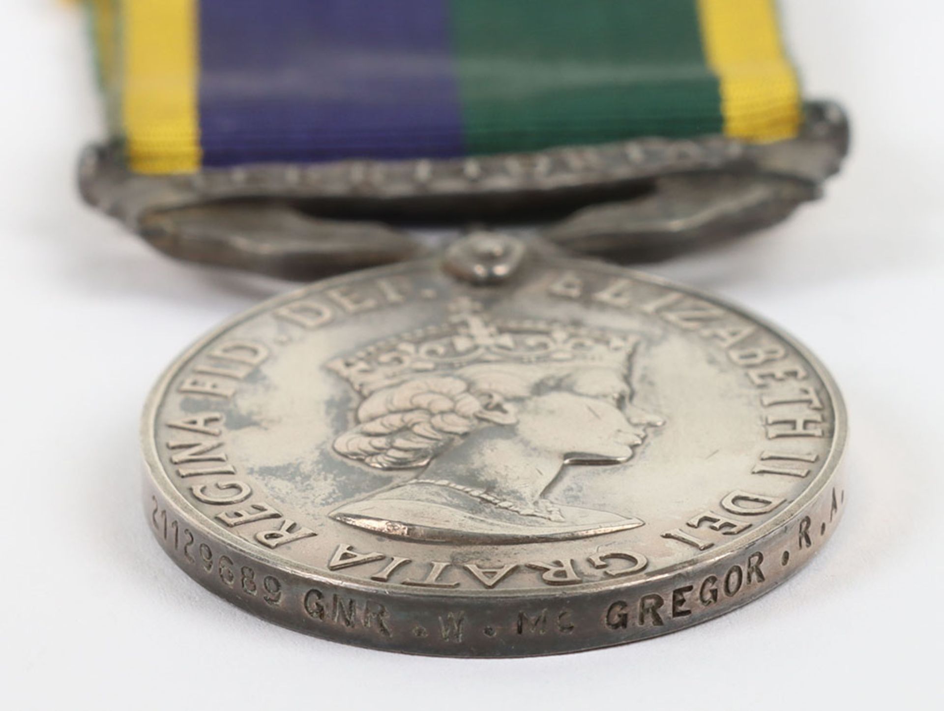 A 1959 Efficiency medal to a Gunner in the Royal Artillery who was awarded a bar to the medal - Image 3 of 4