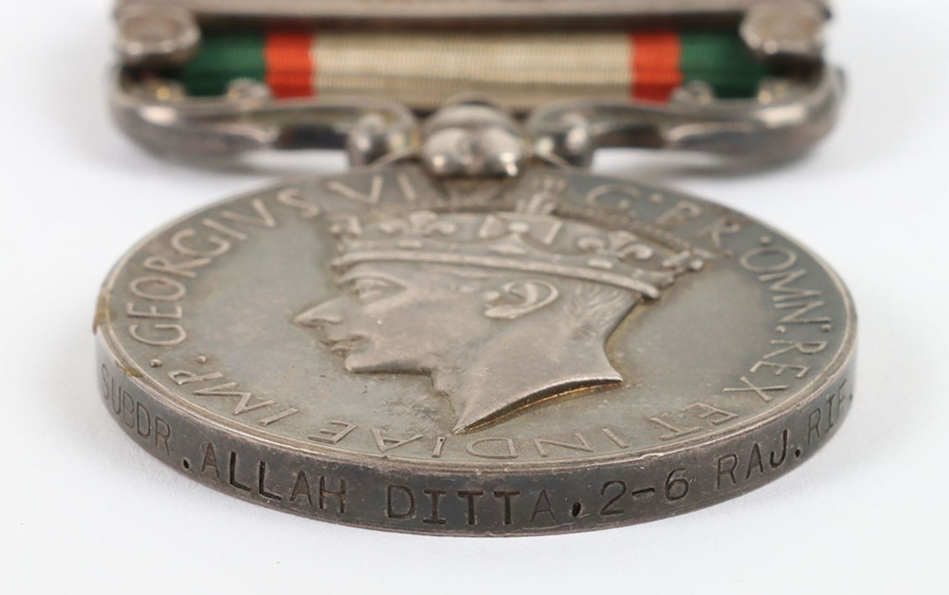India General Service medal 1936-39 Rajput Rifles - Image 2 of 4