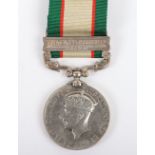 An India General Service medal to the Royal Indian Army Service Corps