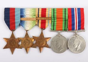 WW2 British Campaign Medal Group of Five
