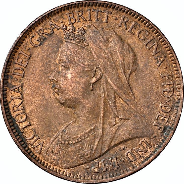 NGC MS 62 BN – Victoria (1837-1901), Halfpenny, 1900