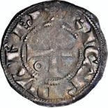 NGC XF 45 – Richard I Lionheart (1189-1199), Anglo-Gal, Denier, Poitou
