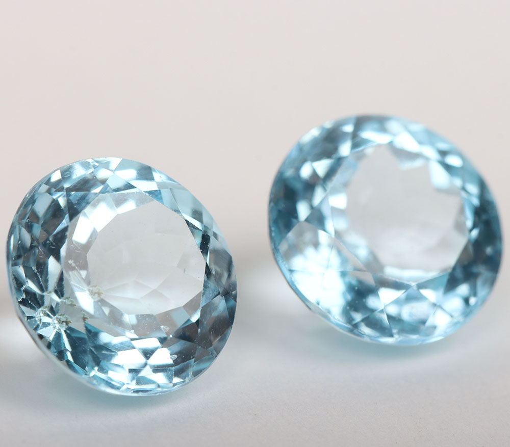 Two Natural Blue Topaz, each 9.55ct - Image 2 of 5