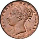 NGC MS 62 BN – Victoria (1837-1901), Farthing 1838