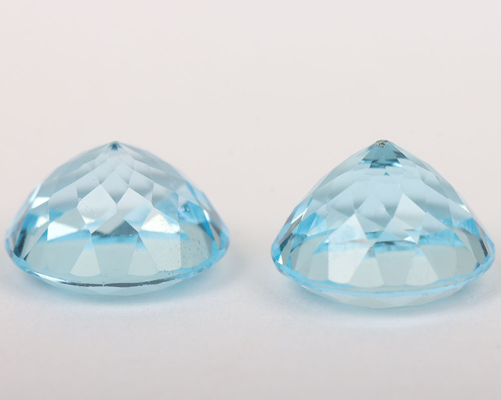 Two Natural Blue Topaz, each 9.55ct - Image 5 of 5