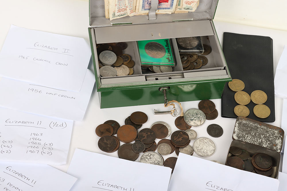 A good selection of George I and later copper coinage including Halfpennies - Image 5 of 6