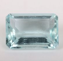 An Aquamarine loose stone, 3.34ct