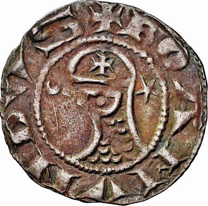 Bohemond III (1163-1201), Crusader Denier