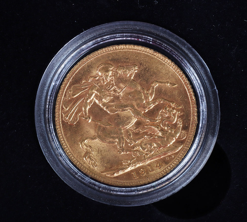 George V, Sovereign, 1914 - Image 2 of 3