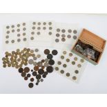 Mixed selection of GB coinage including a good selection of 18th and 19th century copper coinage