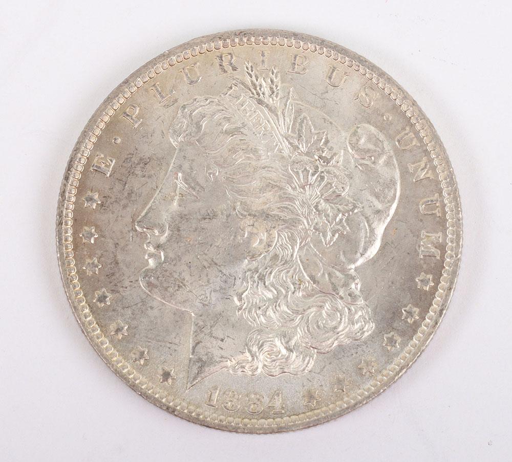 USA, Morgan Dollar, 1880 S with 1884 O - Image 2 of 4