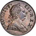 NGC AU 58 BN – George III (1760-1820), Halfpenny, 1773