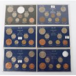 Mixed lot of modern coinage including various sets of Coinage of Great Britain including 1945